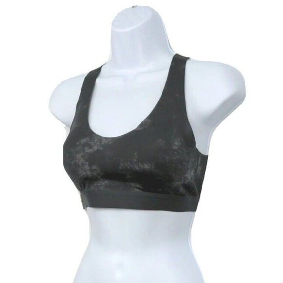 All in Motion Womens Sports Bra Strappy Back Bonded Med Support Black Small NEW - Picture 3 of 10